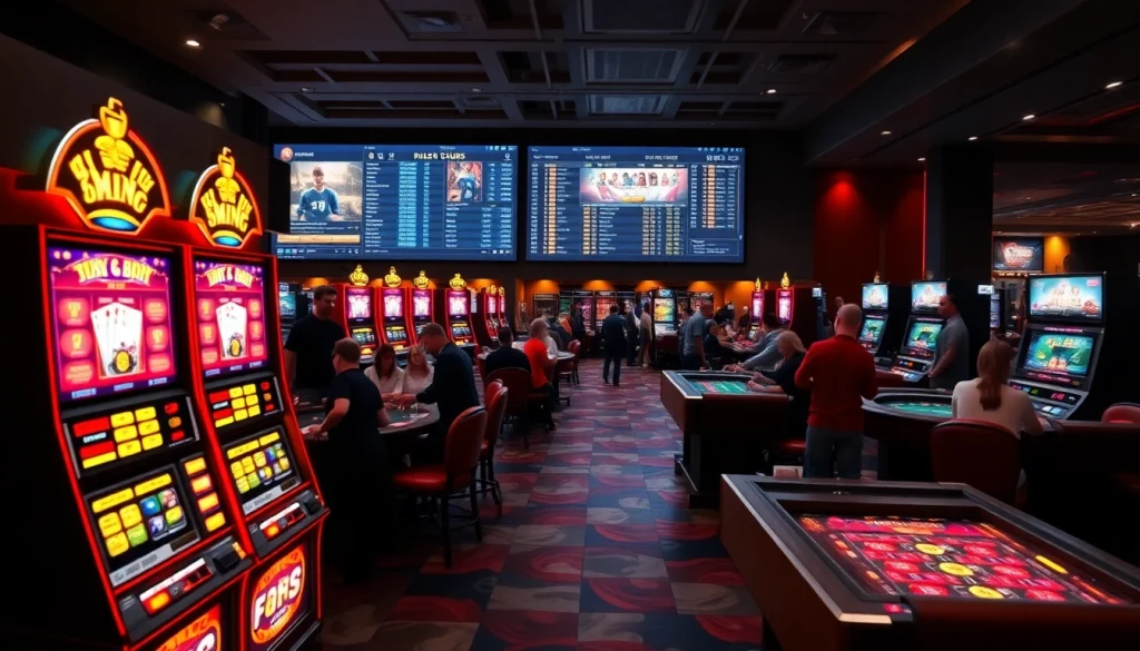 Engaging online gaming experience at Nhà cái BIGBET88 with dynamic casino atmosphere.
