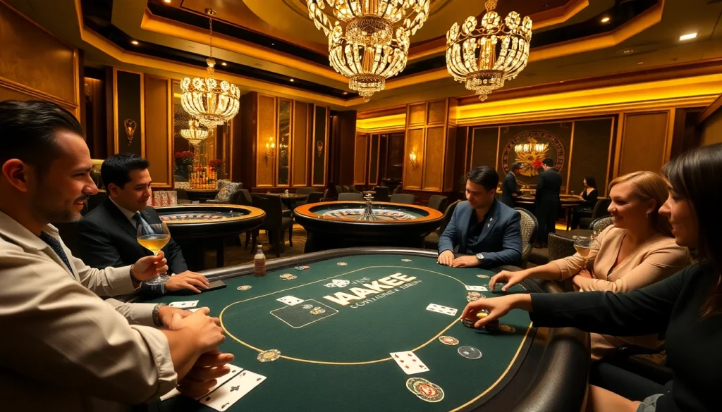 KJC offers a luxurious poker experience with high-stakes tables and vibrant casino atmosphere.